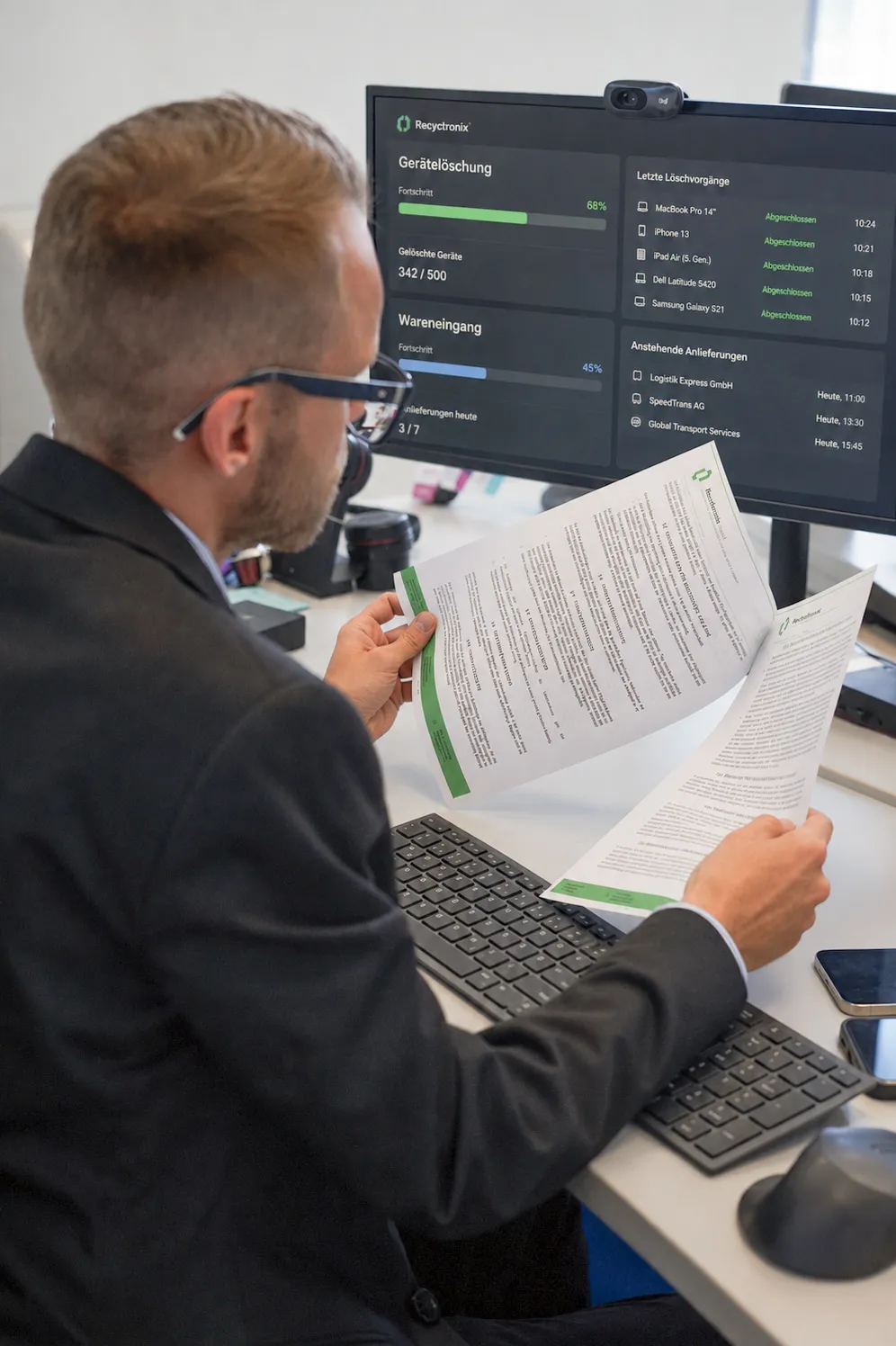Serialisiertes Audit-Trail im Finanzsektor